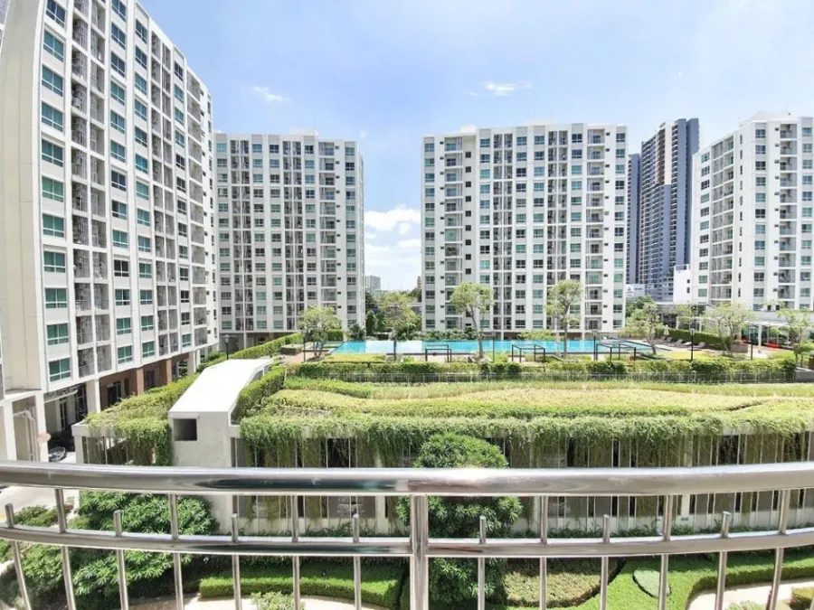 Sale/rent!! Condo Supalai Wellington 2 Floor 4 Building 6 (Corner Room) Garden/Pool View The room is ready. Book now.