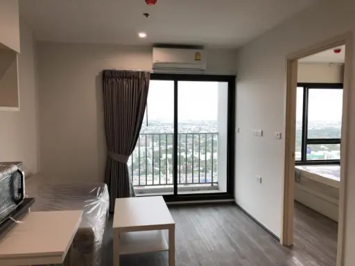 Condo for rent, Rich Park Triple Station, beautiful room, open view, near APL location, lots of furniture Hurry and grab it.