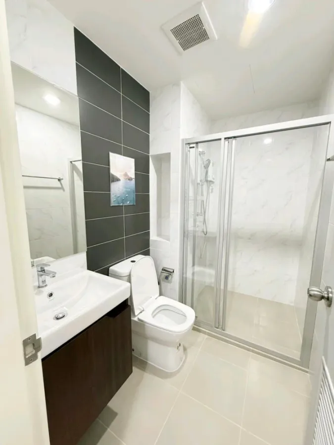 For rent: The President Charan - Yaek Fai Chai Station, beautiful room, fully furnished, ready to move in, reserve now.
