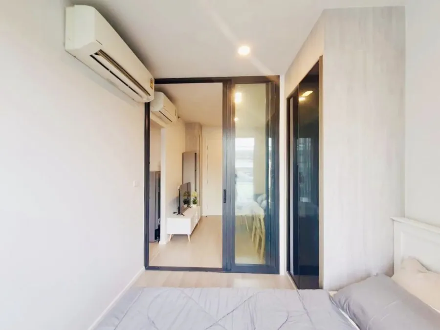 For rent: Ciela Sripatum, beautiful room, garden view, decorated in soft tones. The price is very nice. Must reserve before it's out of hand.