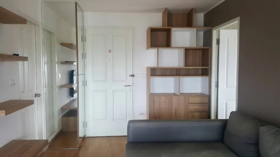Condo for rent, U Delight @ On Nut Station, high floor, beautiful view, fully furnished, good location, near BTS