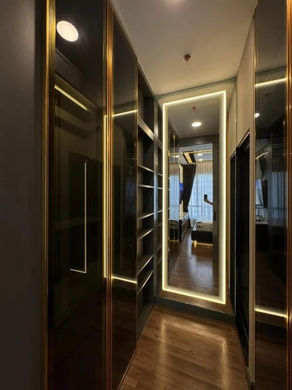ให้เช่า คอนโด ไอวี่ แอมพิโอ ห้องเเต่งสไตล์ Modern luxury บิ้วอินท์จัดเต็ม บอกเลยว่าคุณต้องไม่พลาด