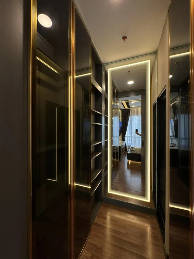 ให้เช่า คอนโด ไอวี่ แอมพิโอ ห้องเเต่งสไตล์ Modern luxury บิ้วอินท์จัดเต็ม บอกเลยว่าคุณต้องไม่พลาด