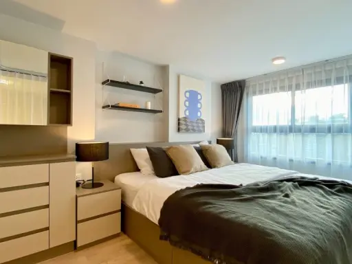 ให้เช่า ไอดีโอ พระราม9 – อโศก 2 ห้องนอน 1 ห้องน้ำ (Duplex) แต่งสวยมีสไตล์ มาแต่ตัวเข้าอยู่ได้เลยจ้า