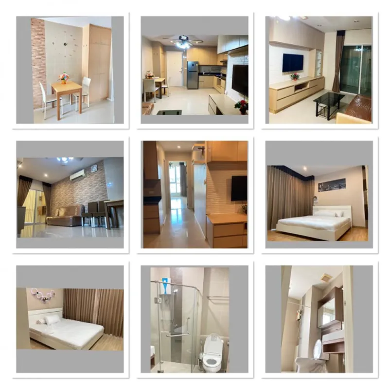 ตกแต่งใหม่ห้องใหญ่​ 2นอน Happy Condo ลาดพร้าว 101 เฟอร์นิเจอร์​เครื่องใช้ไฟฟ้าครบ เข้าอยู่ได้ทันที​