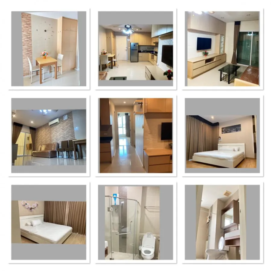 ตกแต่งใหม่ห้องใหญ่​ 2นอน Happy Condo ลาดพร้าว 101 เฟอร์นิเจอร์​เครื่องใช้ไฟฟ้าครบ เข้าอยู่ได้ทันที​