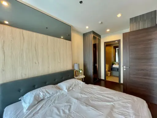 For rent!! Condo C Ekkamai, 17th floor, furniture + complete electrical appliances. Ready to move in immediately, don't miss it!!