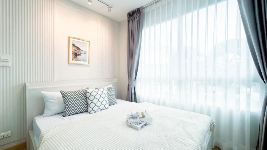 ขาย พลัมคอนโด นวมินทร์ 1 ห้องนอนกั้นห้องนั่งเล่น พร้อมครัวบิ้วอิน แต่งสวยพร้อมอยู่ จองเลย