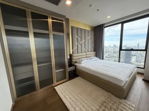 For rent!! Ideo Q Sukhumvit 36 ​​Condo, beautiful unit on the 41st floor, rare corner unit with stunning views! Reserve now!!