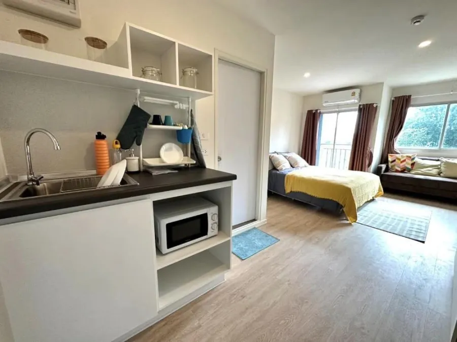 For rent, Lumpini Ville Chaengwattana, 10 rooms, nice decoration. Complete facilities Hurry up to reserve before you miss it.