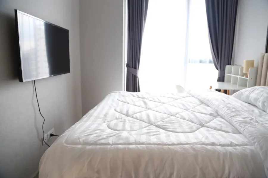 Condo for rent, ideo mobi Asok, elegantly decorated room, looks expensive, inside a good built-in Don't be afraid to look. Hurry up to reserve.