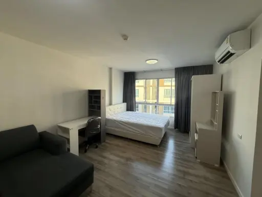 For rent: dcondo Campus Resort Rangsit 2, 7th floor, pool view, fully furnished, book now, hurry!