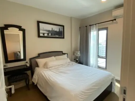 Condo for rent, The Crest Sukhumvit 34, 9th floor, spacious room, fully furnished, convenient travel, don't wait!!