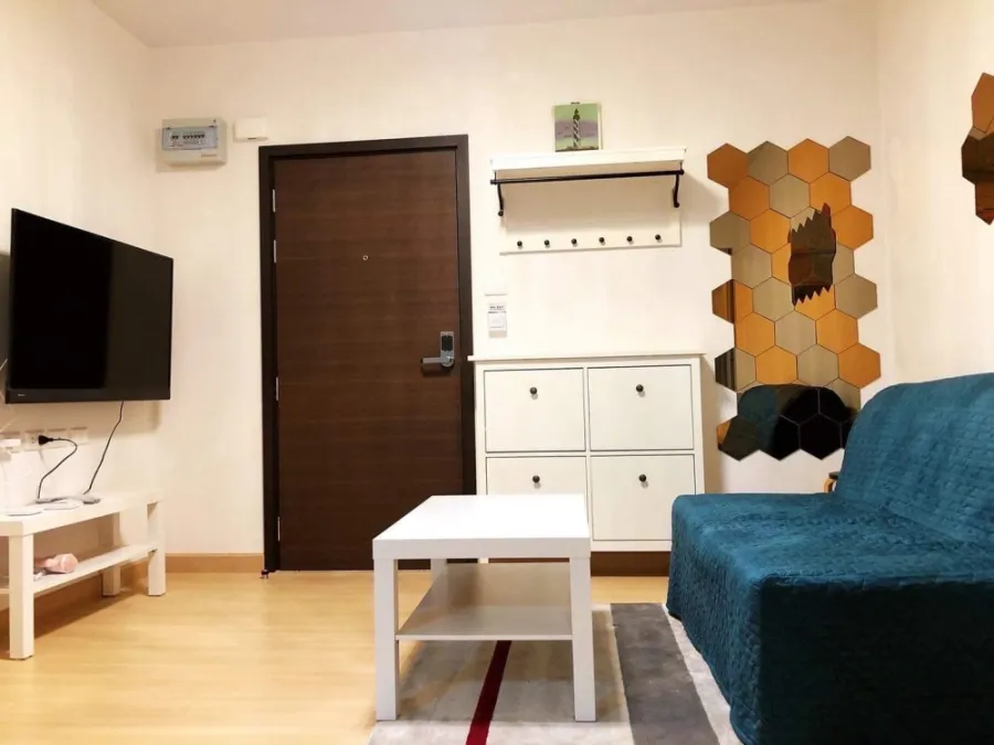 For rent Supalai veranda rama 9 ห้องพร้อมอยุ่ เฟอร์ +เครื่องใชไฟฟ้าครบครัน มาแต่ตัวเข้าอยู่ได้เลย