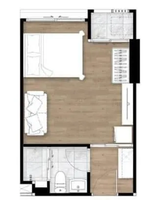 Selling down payment Monte' RSU 4th floor, outside view, good project, great location, buy now, don't wait, hurry!