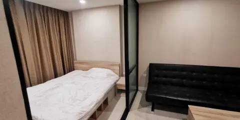 For rent The Cube Plus Minburi ห้องน่าอยู่ มาพร้อมเฟอร์ เครื่องใช้ไฟฟ้าครบ เข้าอยู่ได้เลย ห้ามพลาด