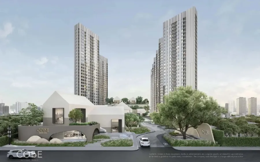 Selling down payment on Cobe Ratchada Rama 9, 24th floor, high view, comes with a special price. You must not miss it.