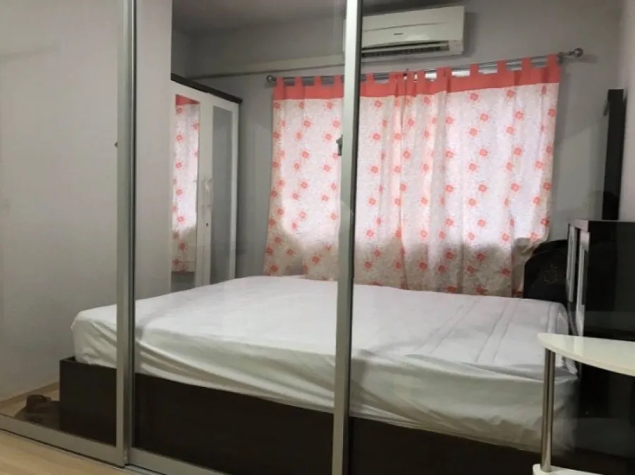 For rent, Plum Condo Ladprao 101, 1st floor, beautiful room, good location, ready to move in. Book now!