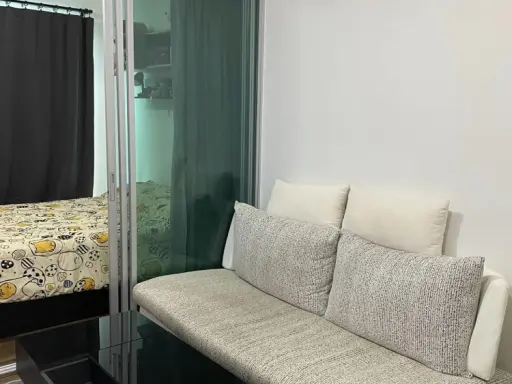 Condo for rent, A Space Me Sukhumvit 77, natural view room. Comes with furniture, complete electrical appliances, book now