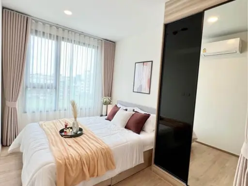 ให้เช่า คอนโด ชีวาทัย เกษตร-นวมินทร์ ห้องแต่งน่าอยู่ โทนขาว สบายตา ราคาสบายกระเป๋า รีบย้าย images