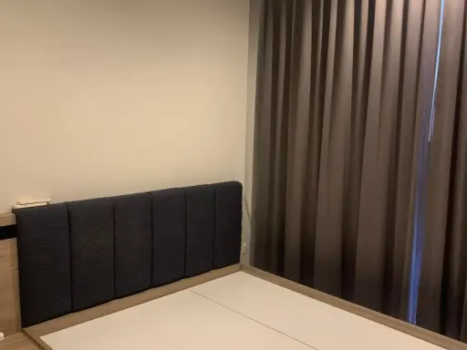 For rent, The Line Wongsawang, beautiful room, high floor, good condition. with built-in furniture If interested, hurry up.