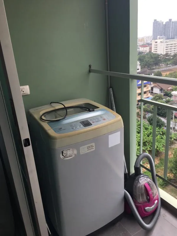 Condo for rent, Lumpini Ville Sukhumvit 77, beautiful room, lots of furniture, beautiful city view, good location, suitable for working people, near BTS.