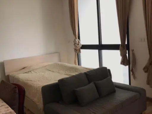 Condo for rent, Ideo Ratchada-Huay Kwang, studio room, fully furnished, ready to move in. The price is affordable, don't miss it.