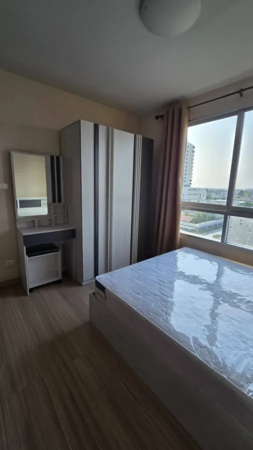 Plum Condo Nawamin for rent, 8th floor. Fully furnished with appliances. Book now!