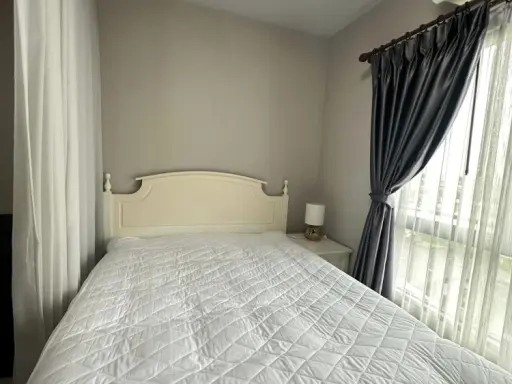 For rent UNIO Ramkhamhaeng-Serithai, nice room, fully furnished and electrical appliances. Hurry and reserve now.