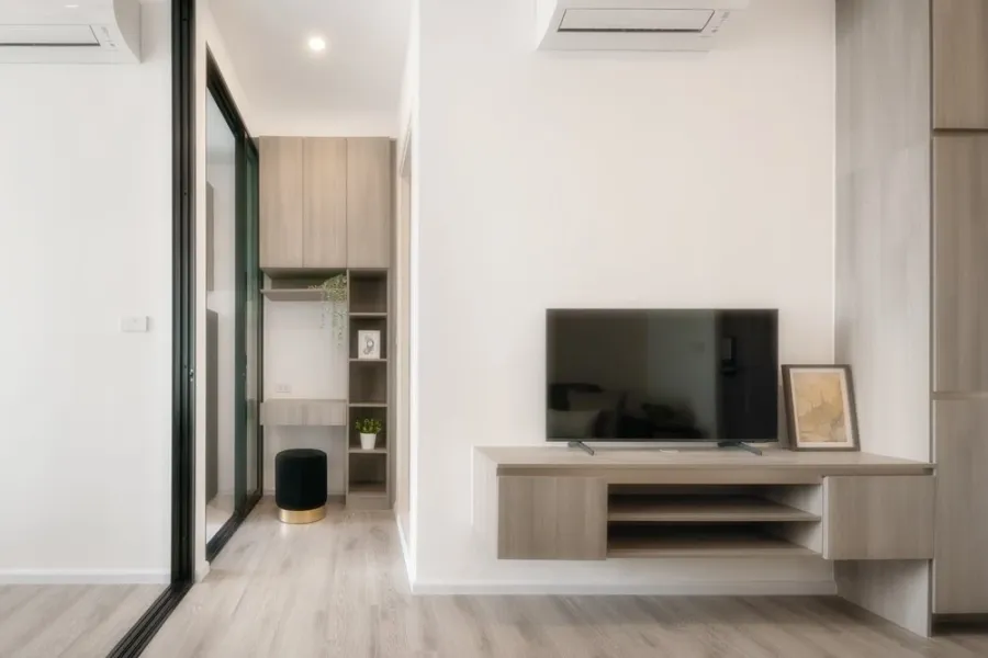 For rent!! Condo Knightsbridge Sukhumvit Theparak, ready to move in, complete furniture + electrical appliances, don't hesitate to book now!!