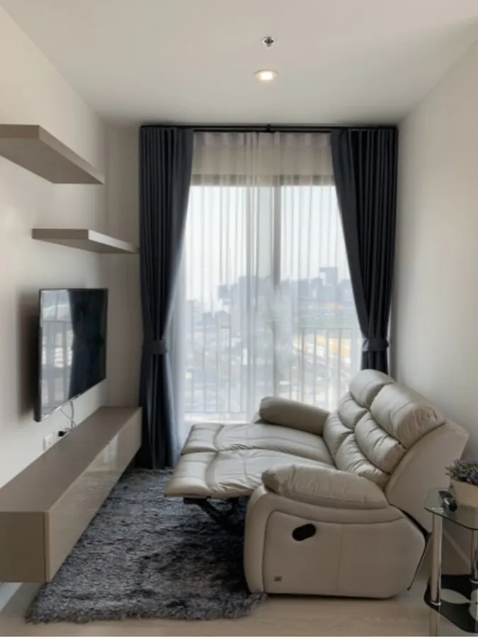 For rent!! The Niche Condo, Thonglor-Phetchaburi, 23rd floor, corner room, beautiful room, fully furnished, ready to move in, book now!!