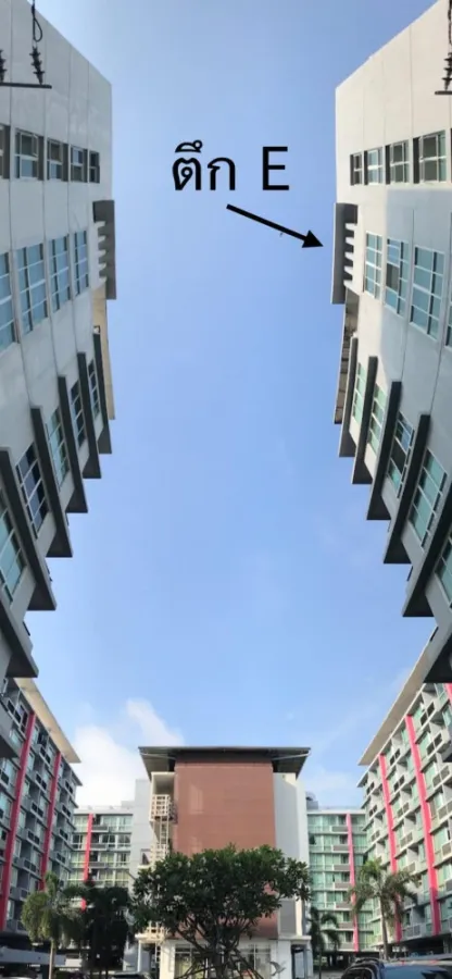 For sale or rent: Swift Condo ABAC Bangna, corner room, airy, breezy, not hot, plenty of light. I must say that you must book.