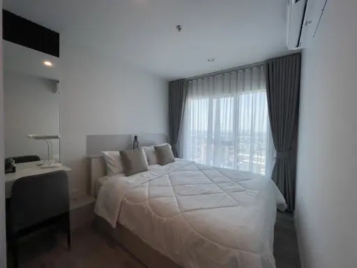 For rent: Regent Home Bangna, 29th floor, river view, fully furnished with appliances. Don't miss out!
