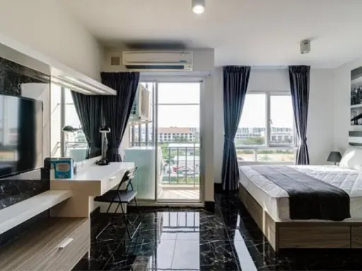 ไห้เช่าไอริส แอเวนิว อ่อนนุช-วงแหวน ตกเเต่งสไตล์ Luxury Loft เรียบหรู ห้องสวย วิวสวย 