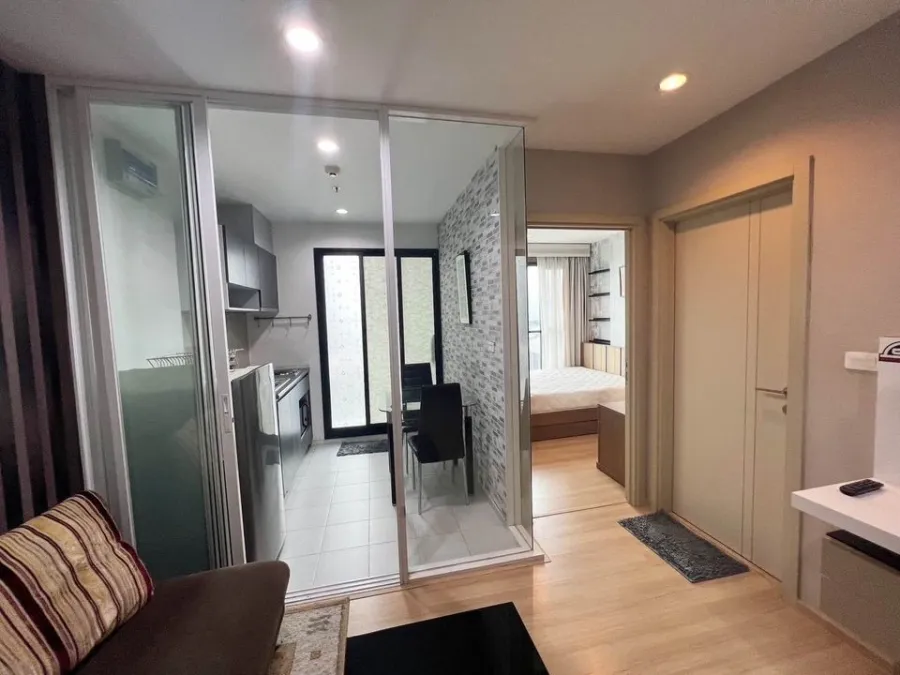 For sale, rent, The Base Rama 9 - Ramkhamhaeng, partitioned room, 31st floor, high view, don't look and book now.