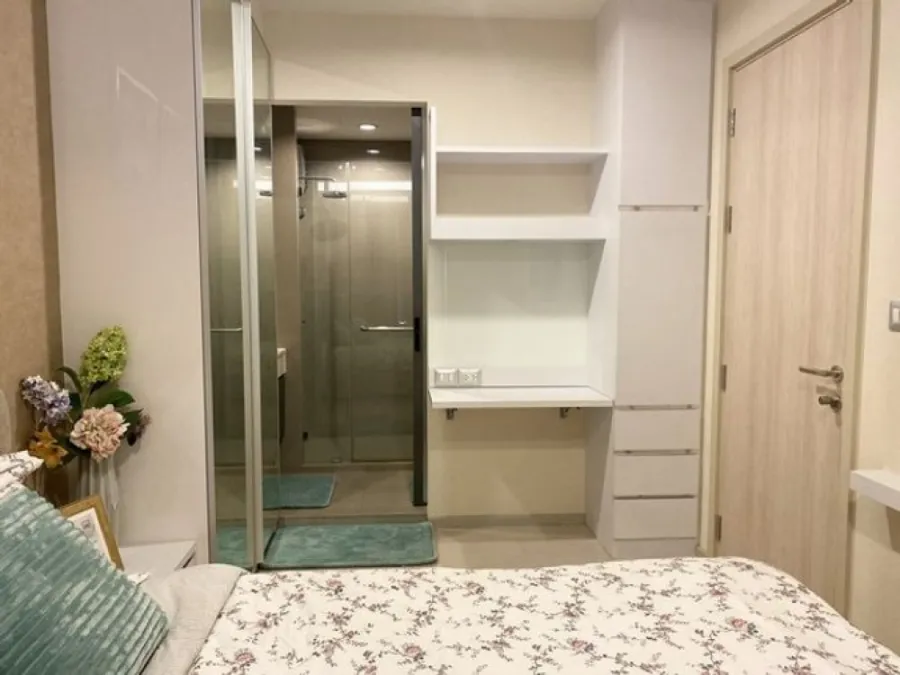 For rent Rhythm Ekamai Estate, city view room, near BTS Ekkamai, convenient transportation, don't wait, book now!!