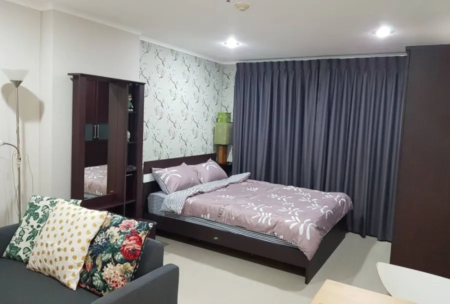 Condo for rent, Lumpini Ville Sukhumvit 77, studio room, 16th floor, good atmosphere, don't wait, book now!!