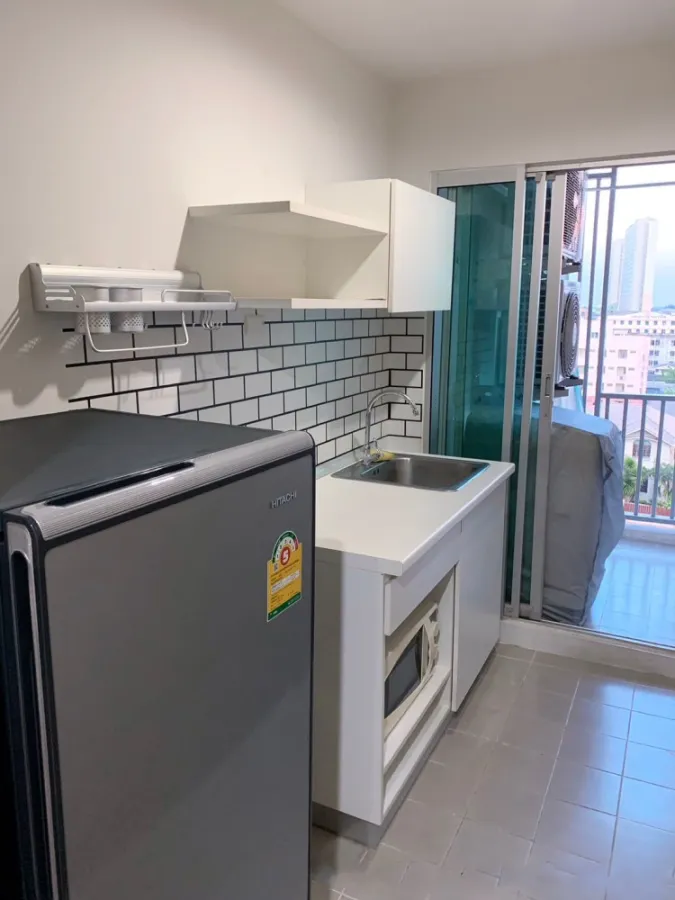 Condo for rent, The Kith Plus Nawamin, 8th floor, affordable price, ready to move in. Don't wait.