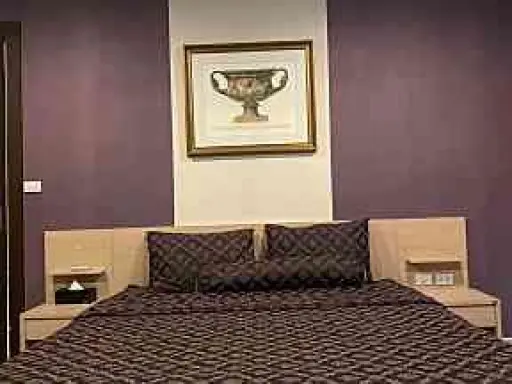For rent!! Condo Rhythm Ratchada, 15th floor, Building A, corner room, fully furnished, city view, privacy, hurry up and book now!!