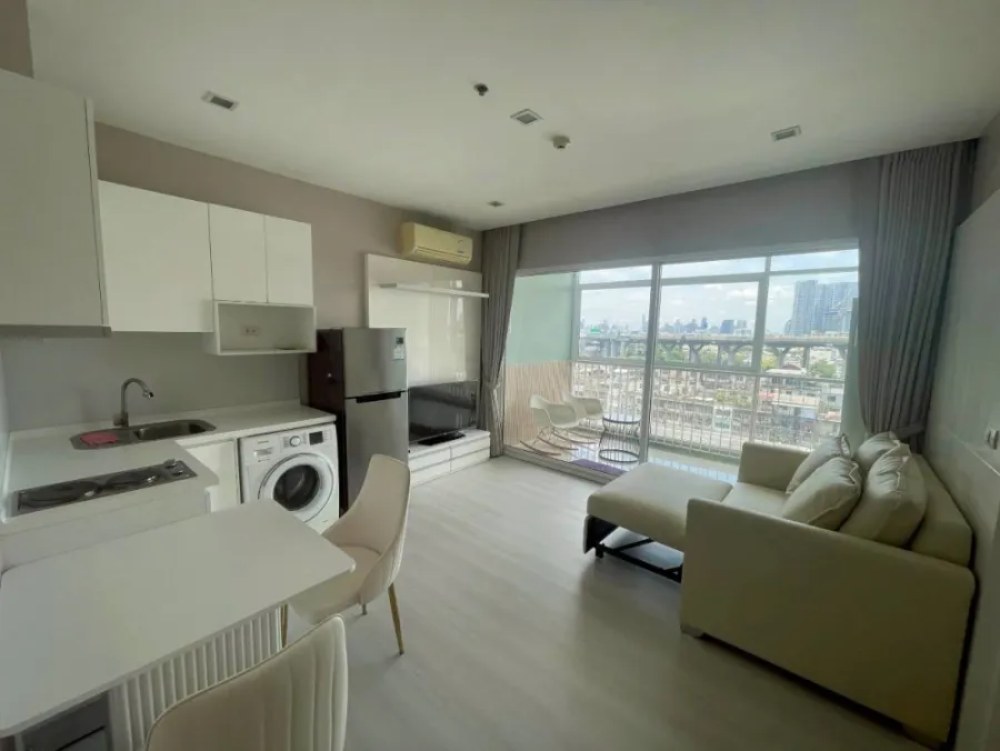 For sale, for rent, The Coast Bangkok, Sukhumvit-Bangna, 11th floor, spacious room with electrical appliances, great view, book now