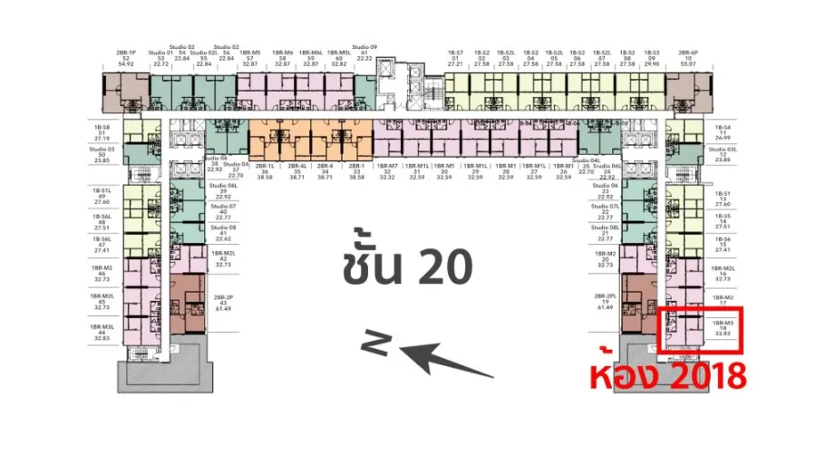 ขายดาวน์ คอนโด เดอะ ลิฟวิ่น รามคำแหง 1-bed plus ห้องริม ชั้น 20 มีสวนเล็ก หันหน้าไปทิศใต้ จองเลยจ้า