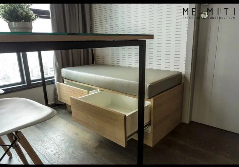 For rent**Ideo Q Siam-Ratchathewi 2Bedroom เตียงใหญ่มาก เฟอร์บิ้วอิน คุ้มกว่านี้ไม่มีแล้วว