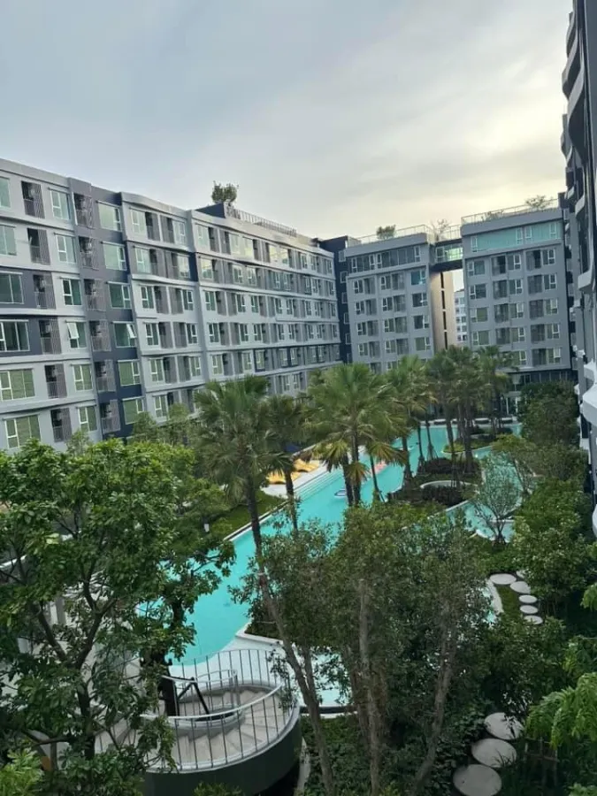 ให้เช่า Kave Town Island ชั้น 4 วิวสระ ห้อง A410 ห้องแต่งครบ พร้อมอยู่ หิ้วกระเป๋ามาเลยจ้า ด่วนๆ