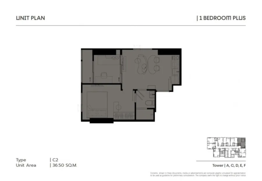 Selling down payment, Cobb Ratchada-Rama 9, high floor, corner room, spacious, private, book first, get it first.