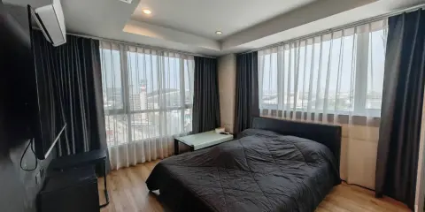 ปล่อยเช่า คอนโดแต่งครบสไตล์ Industrial Loft พร้อมเข้าอยู่ ​ Inspire Place Rama 9 ​ห้องมุม ลมดี วิวสวย พร้อมหิ้วกระเป๋าเข้าอยู่ได้เลย