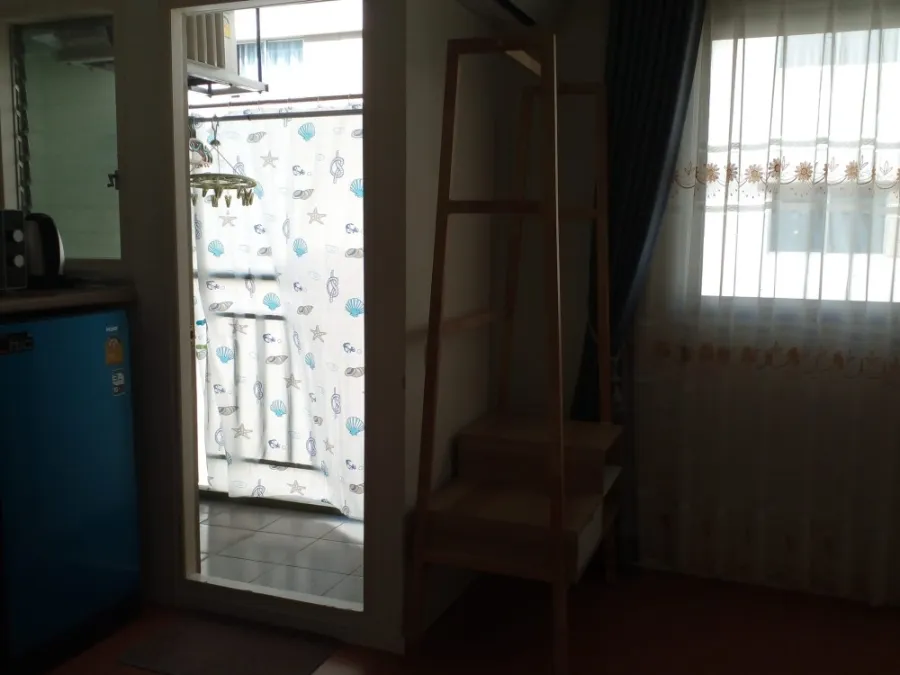 Condo for rent, Lumpini Township, Rangsit, Khlong 1, decorated in white tones, 6th floor, very good price, ready, must hurry.