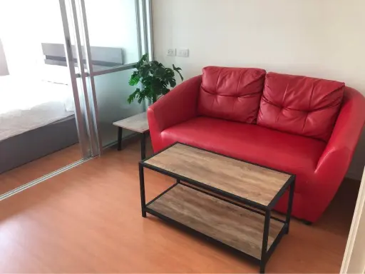 For rent: Lumpini Park Rattanathibet-Ngamwongwan, 17th floor, Building B, fully furnished, move in now, don't hesitate.