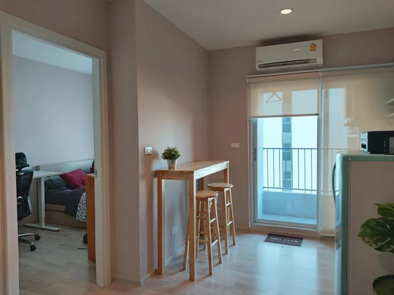 ขายด่วน Plum Condo รามคำแหง สเตชั่น ห้องใหม่กริ๊บ เครื่องใช้ไฟฟ้าครบ จบที่ห้องเดียว