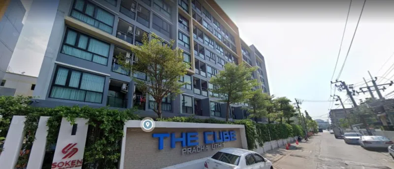 ให้เช่า The Cube Pracha Uthit ห้องน่าอยู่ ติดวอลเปเปอร์อย่างดี มาพร้อมเฟอร์ครบครัน ห้ามพลาด