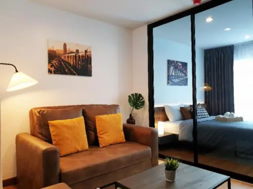 Urgent sale !! Condo Regent Home Sukhumvit 81, garden and swimming pool view, do well, easy to travel, fully furnished, book now !!